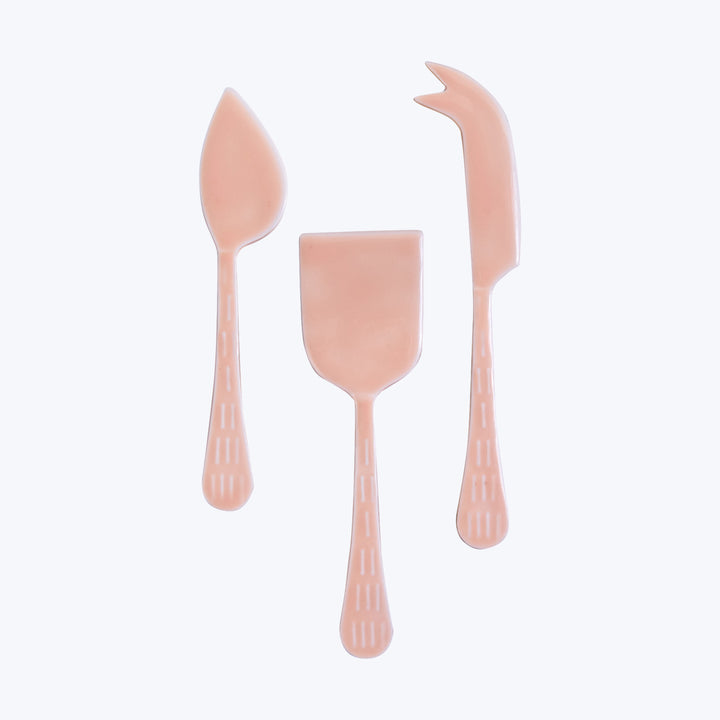 Nera Cheese, Set of 3 Light Rose