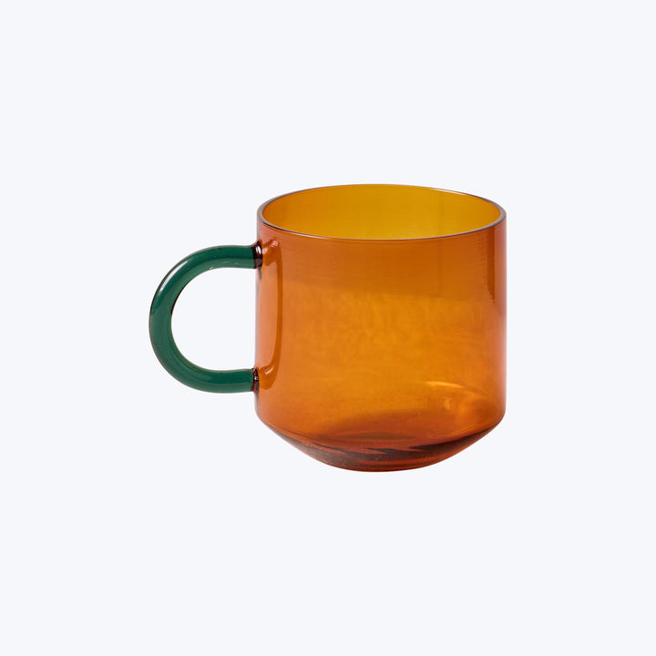 Niko Glass Mug Amber