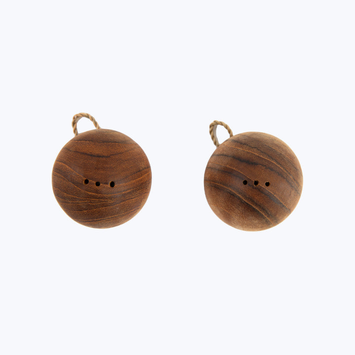 Teak Salt & Pepper Shaker Set