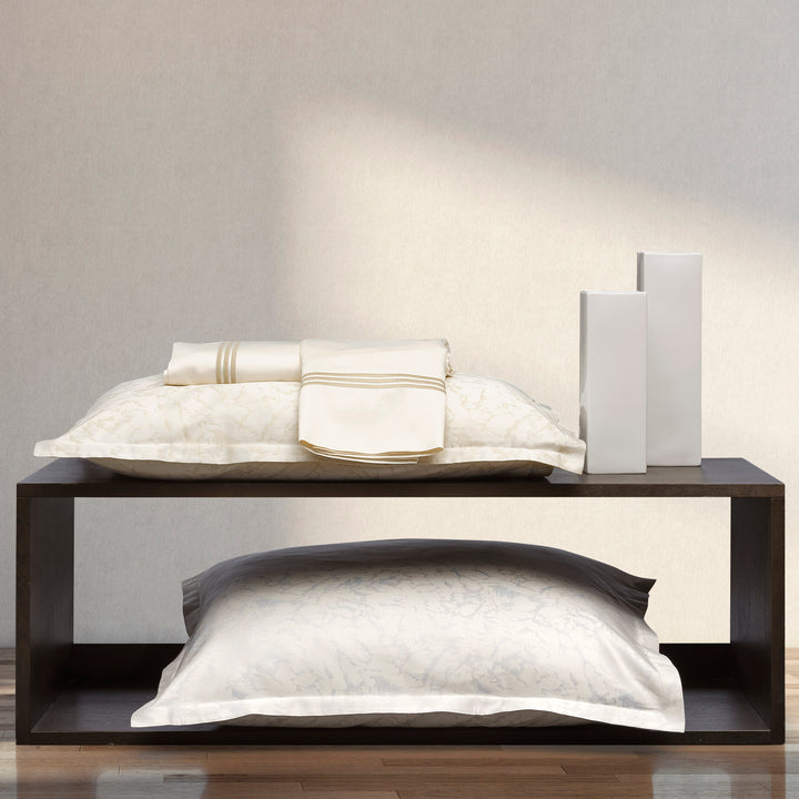 Enna Duvet & Sham Ivory/Beige / Pillow Sham / Super Euro