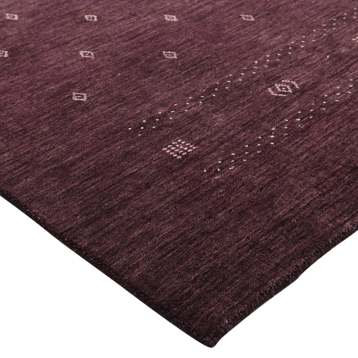 Solid Indo Gabbeh Wool Rug