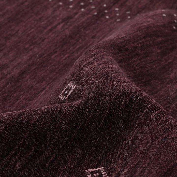 Solid Indo Gabbeh Wool Rug