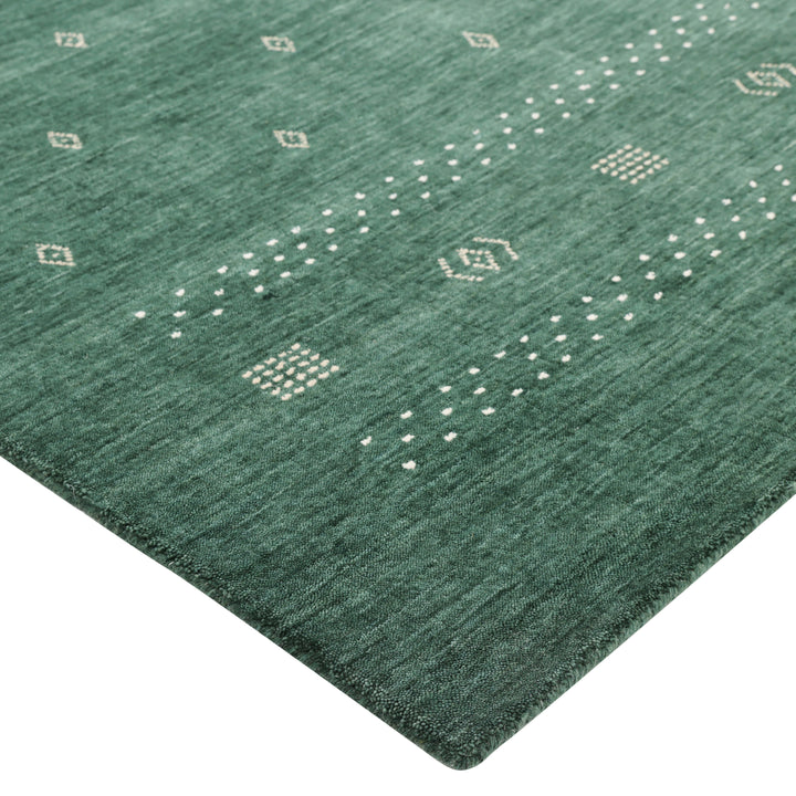 Solid Indo Gabbeh Wool Rug