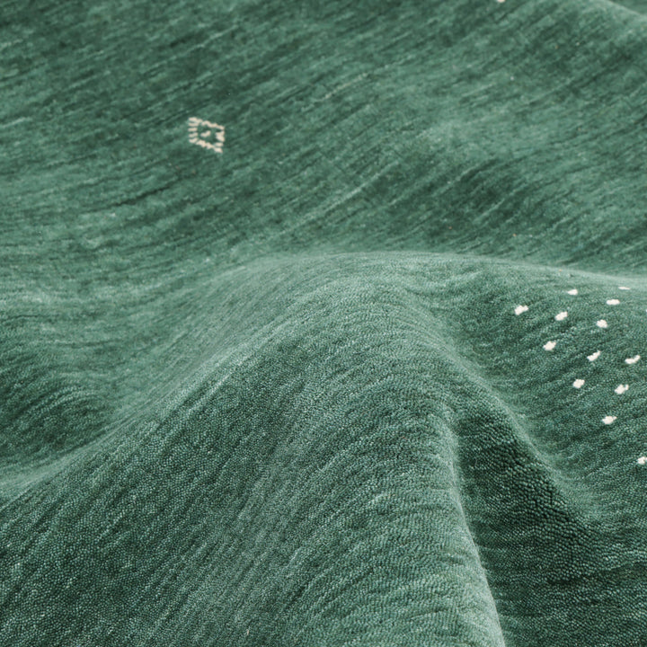 Solid Indo Gabbeh Wool Rug