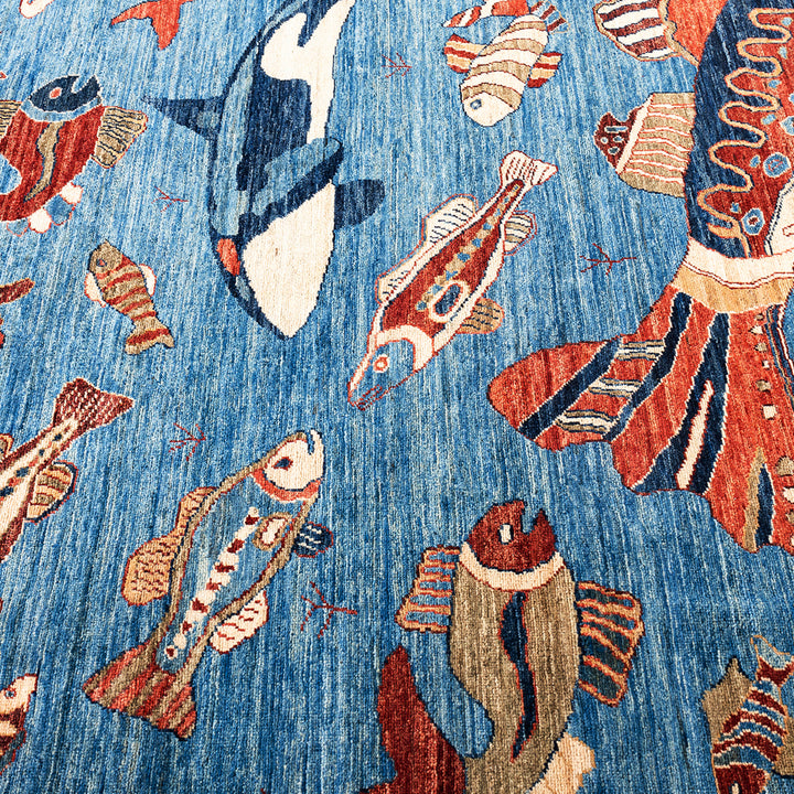 Traditional Serapi Wool Rug - 6' x 8'10"