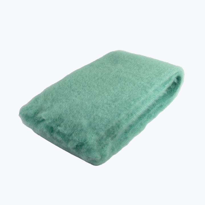 Mohair Throw Seafoam Green