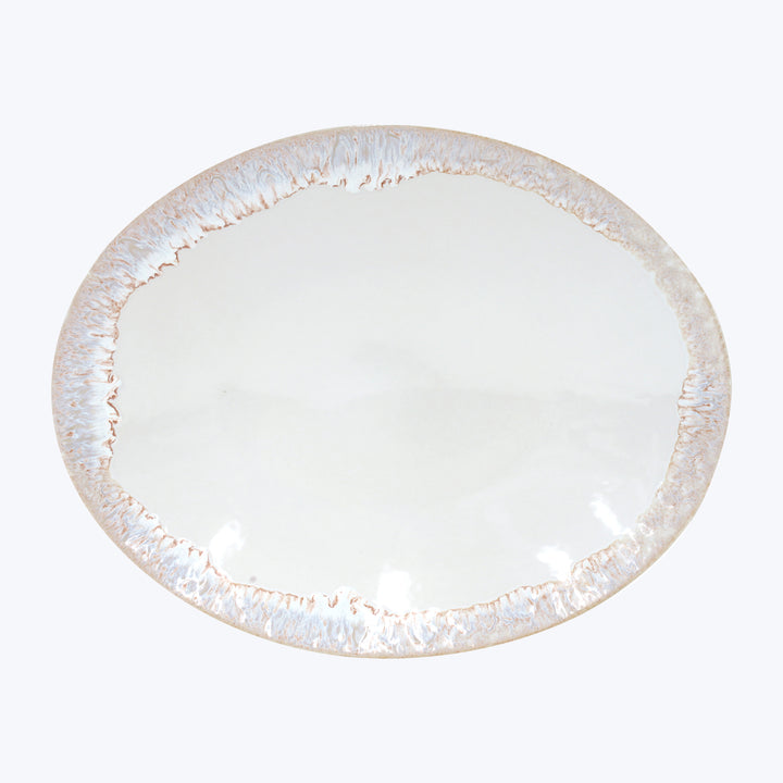 Taormina 16" Oval Platter White