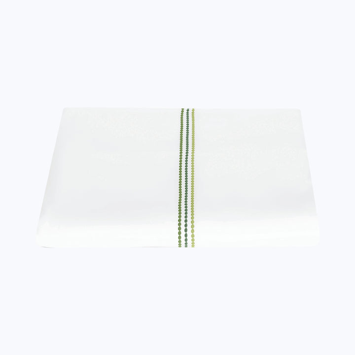 Amara Triple Pearl Sateen Duvet Cover Palm Green / Full/Queen