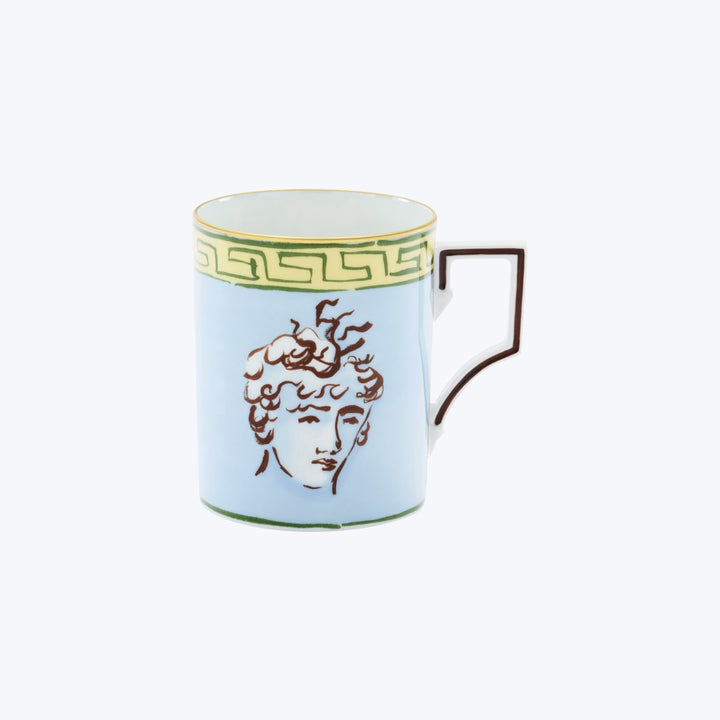 Il Viaggio di Nettuno Luna Mug Light Blue & Yellow