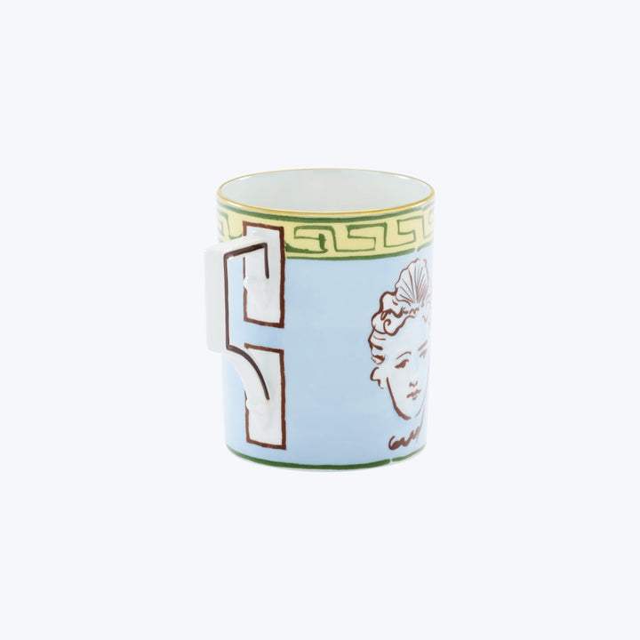 Il Viaggio di Nettuno Luna Mug Light Blue & Yellow