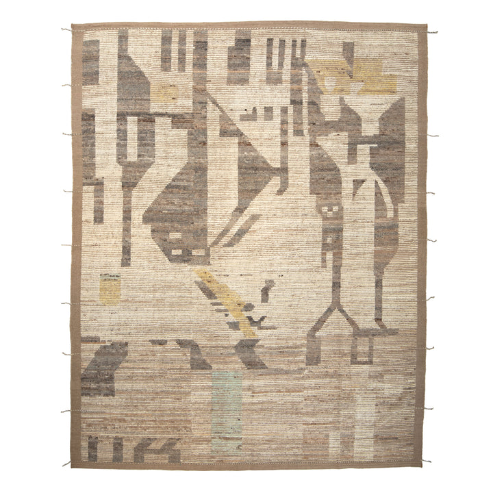 Zameen Transitional Wool Rug - 8'10" x 10'10"