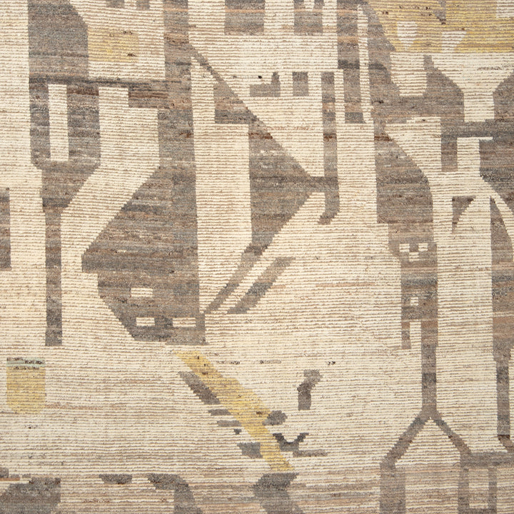 Zameen Transitional Wool Rug - 8'10" x 10'10"