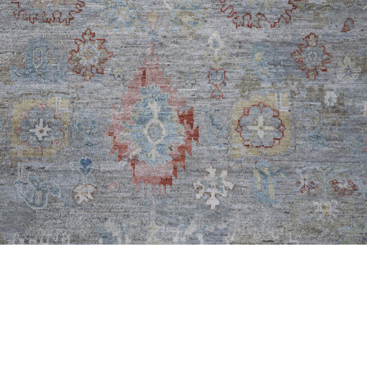 Grey Antique Revival Wool Rug 6x9