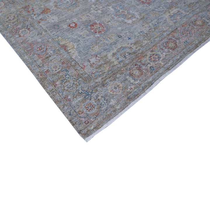 Grey Antique Revival Wool Rug 6x9