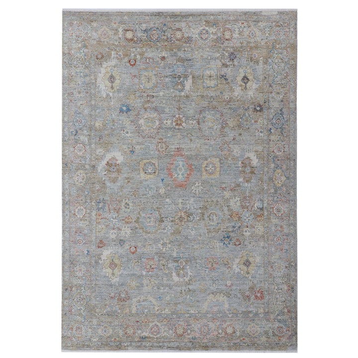 Grey Antique Revival Wool Rug 8x10