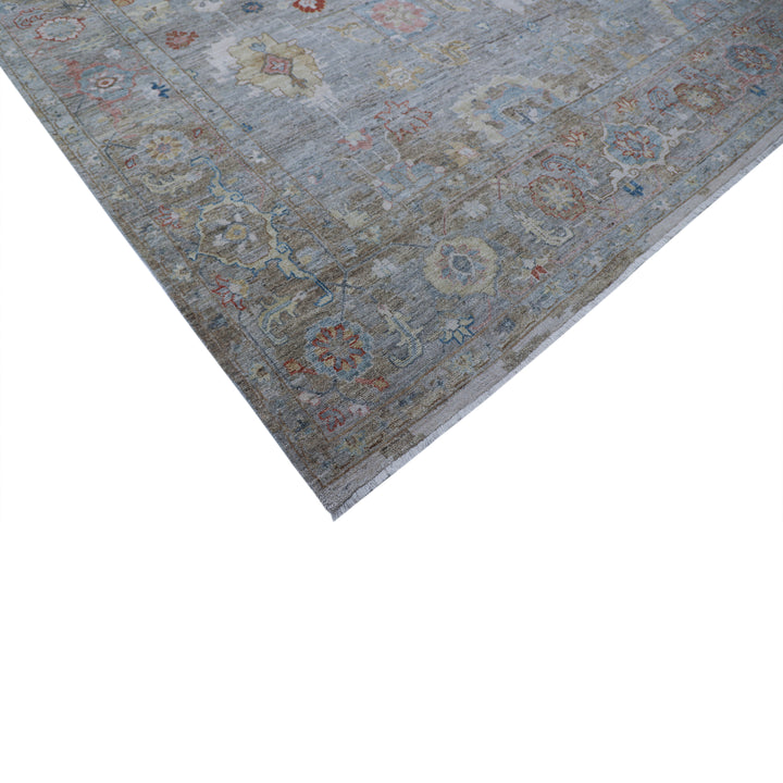 Grey Antique Revival Wool Rug 10x14