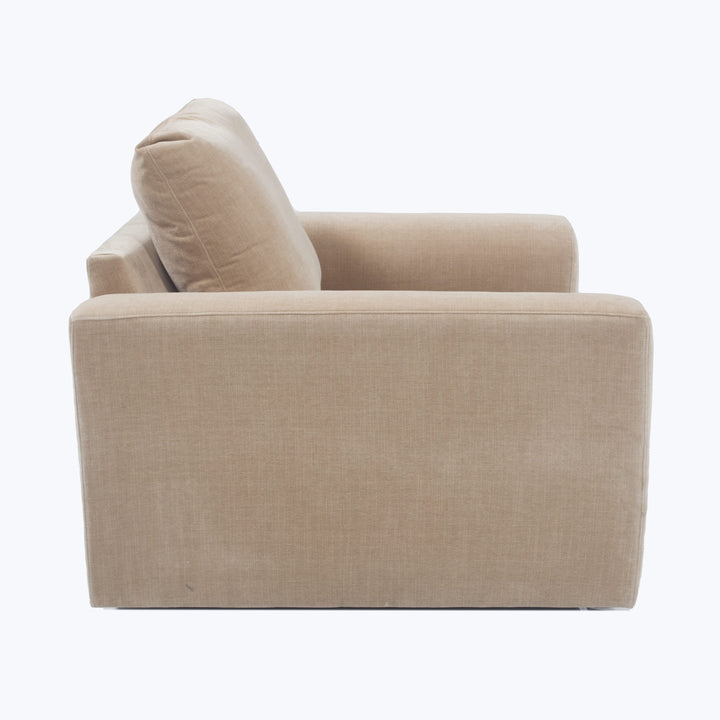 Waverly Swivel Chair Athens Textured Velvet / Biscotti