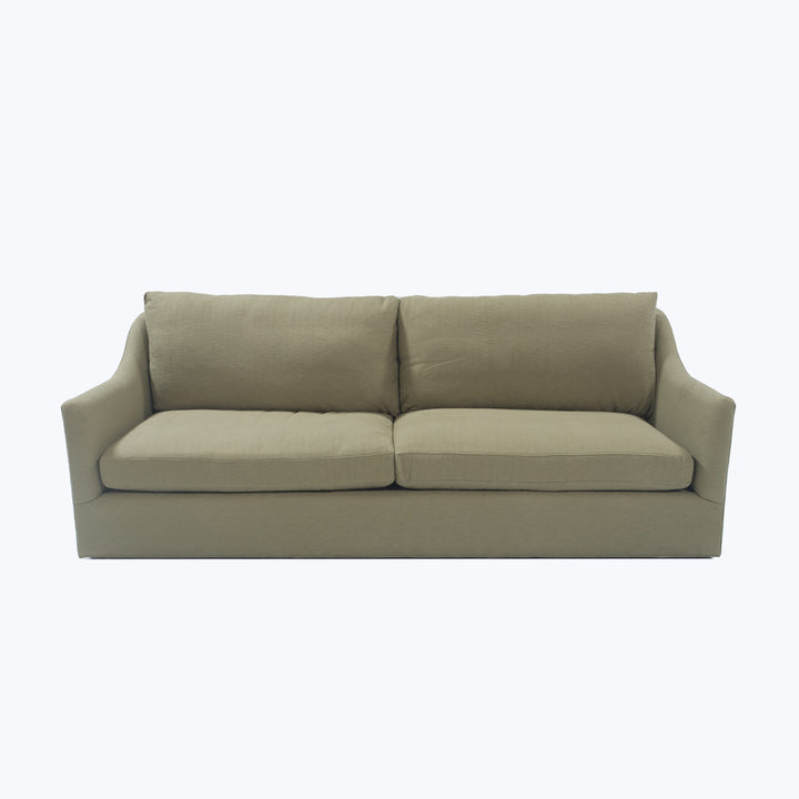 Charlotte Sofa 98 / Turks, Cotton Weave, Aloe