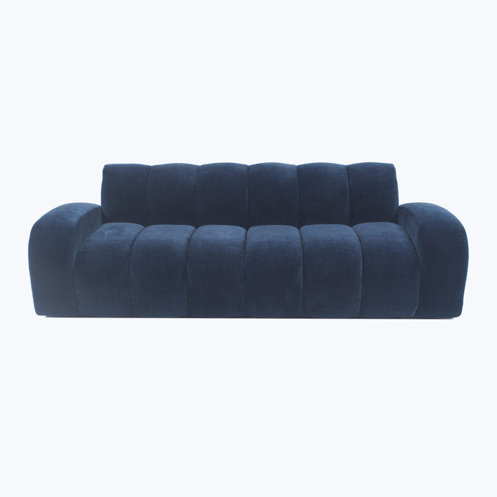 Grove Street Sofa Athens, Textured Velvet / Ink