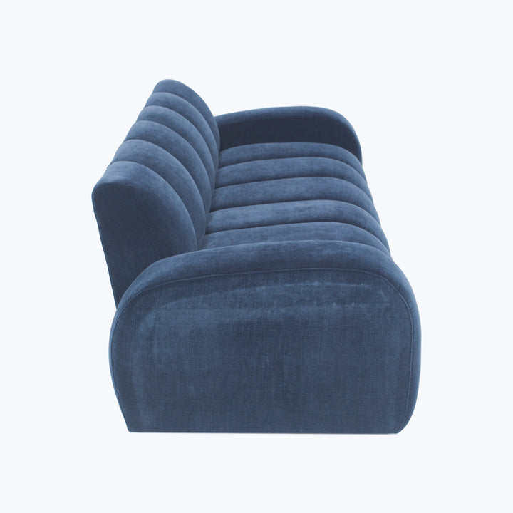 Grove Street Sofa Athens, Textured Velvet / Ink