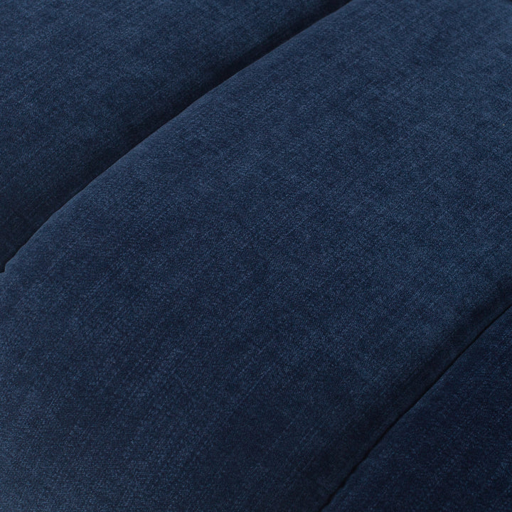 Grove Street Sectional Right Facing / Athens, Textured Velvet / Ink