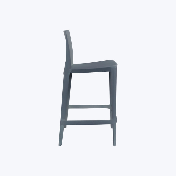Bellini Stools, Set of 2 Counter / Dark Grey