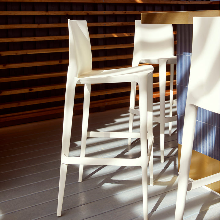Bellini Stools, Set of 2 Bar / White