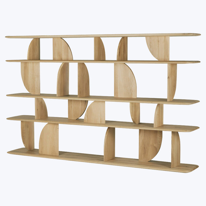 Geometric Rack Oak