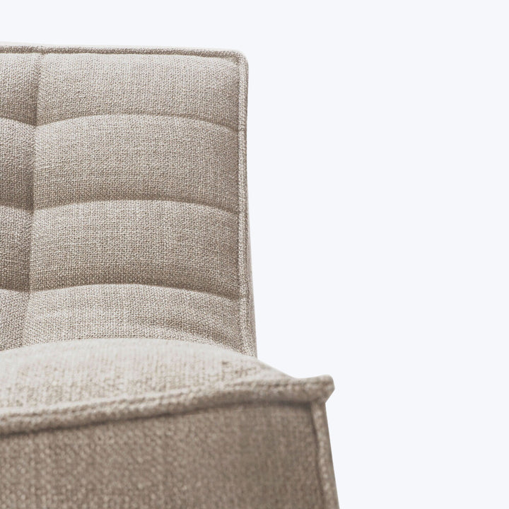 N701 Modular Square-Corner Sectional Left Facing / 6-Seater / Beige