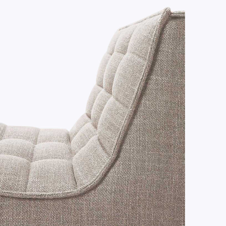 N701 Modular Square-Corner Sectional Left Facing / 6-Seater / Beige