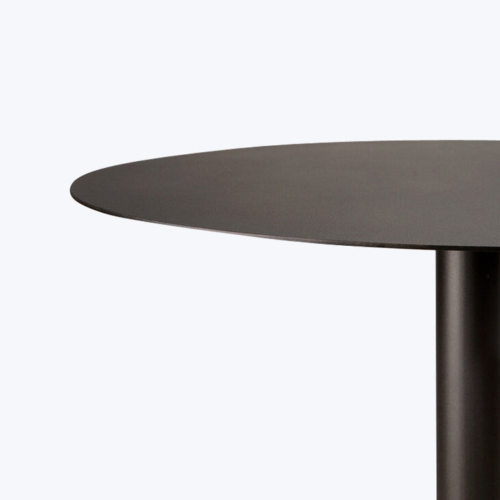Bend Dining Table Dark Bronze Metal