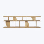 Geometric Sofa Console Oak