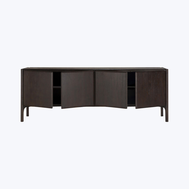 PI Sideboard Teak Dark Brown / 97"