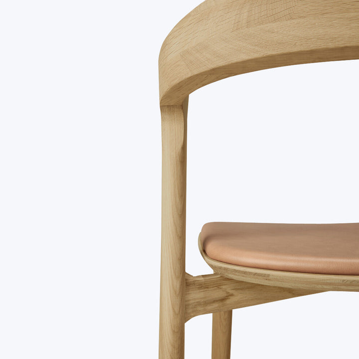 Leather Bok Side Chair Sienna