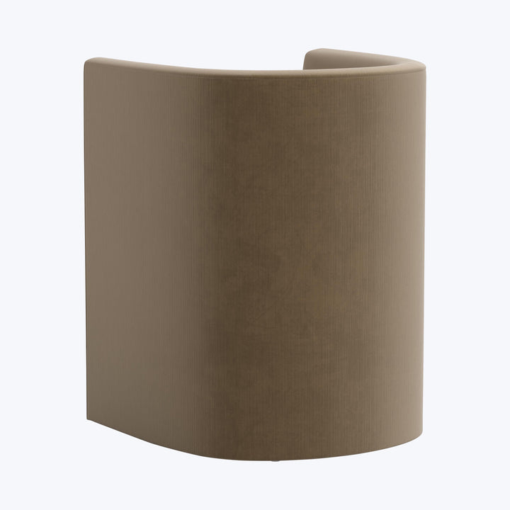 Sloane Dining Chair Titan Performance Velvet Walnut