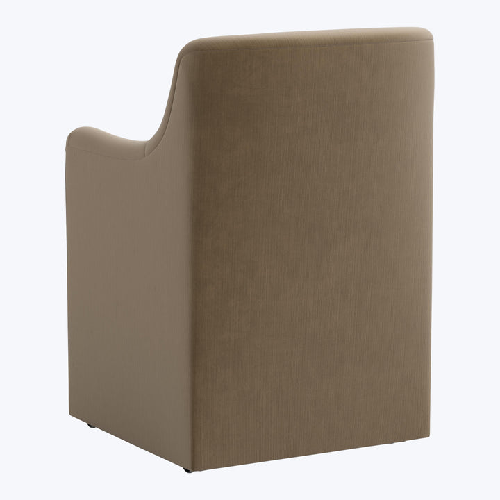 Priya Dining Chair Titan Performance Velvet Walnut