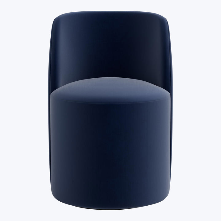 Jessa Swivel Dining Chair Titan Performance Velvet Ocean