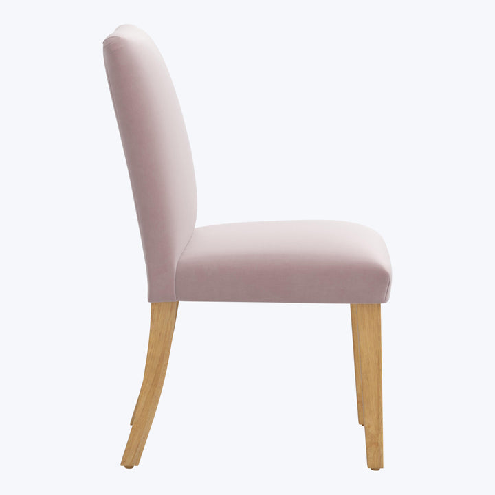 Kristy Dining Chair Titan Performance Velvet Plum Frost