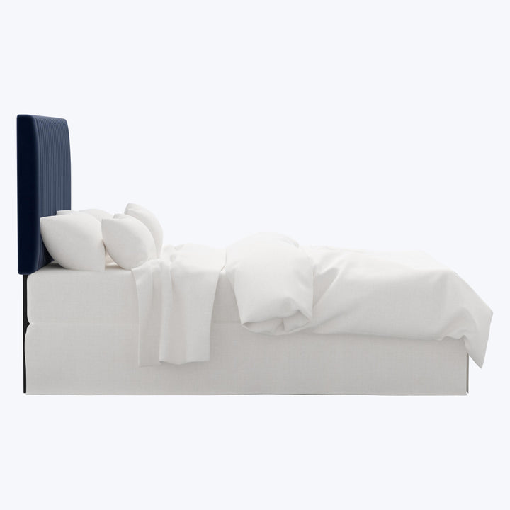 Minetta Headboard Twin / Titan Performance Velvet Ocean