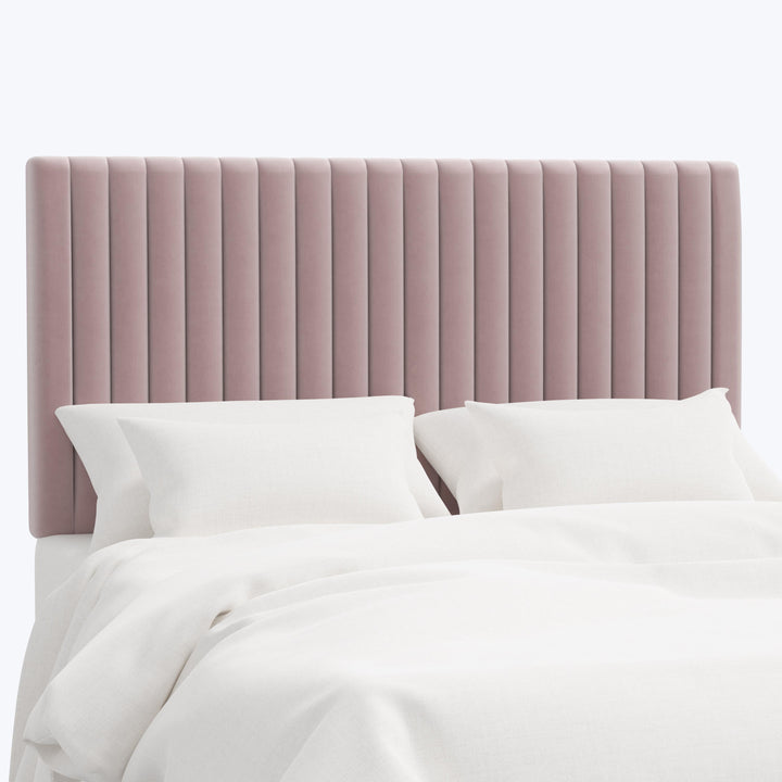 Minetta Headboard Twin / Titan Performance Velvet Plum Frost