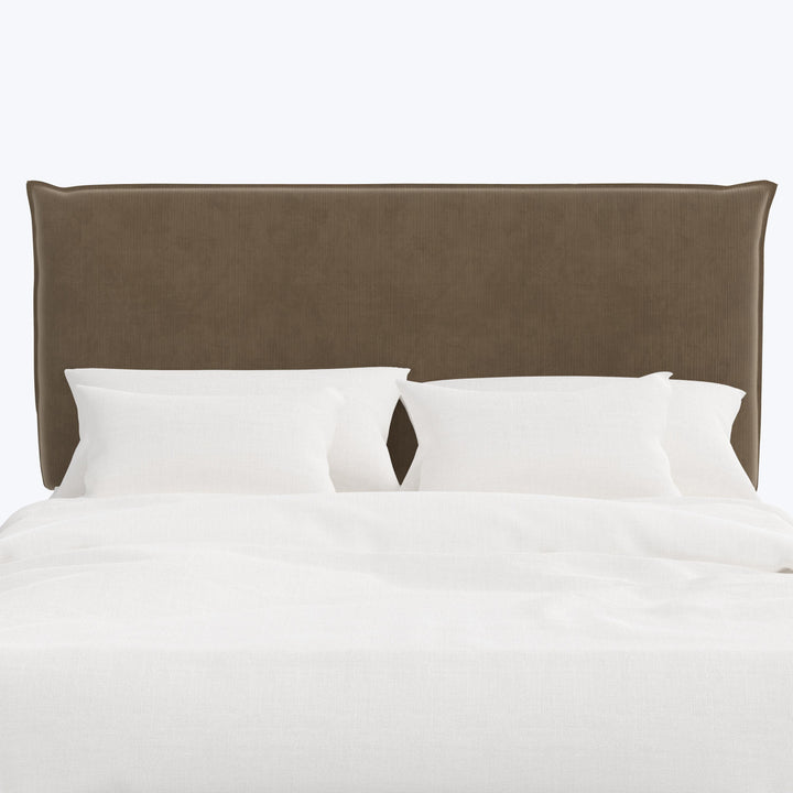 Willow Headboard Twin / Titan Performance Velvet Walnut