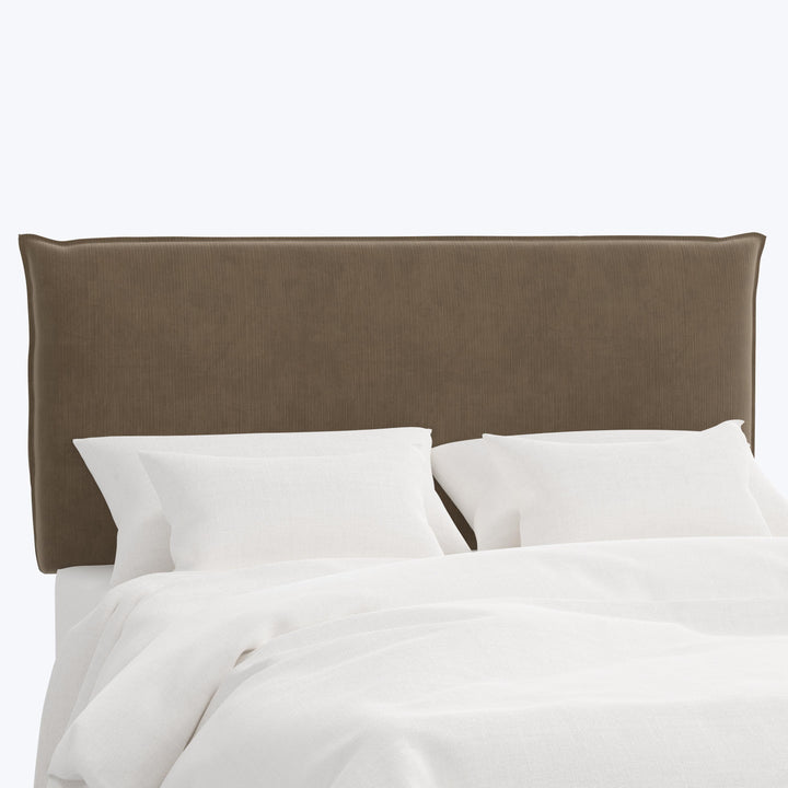 Willow Headboard Twin / Titan Performance Velvet Walnut