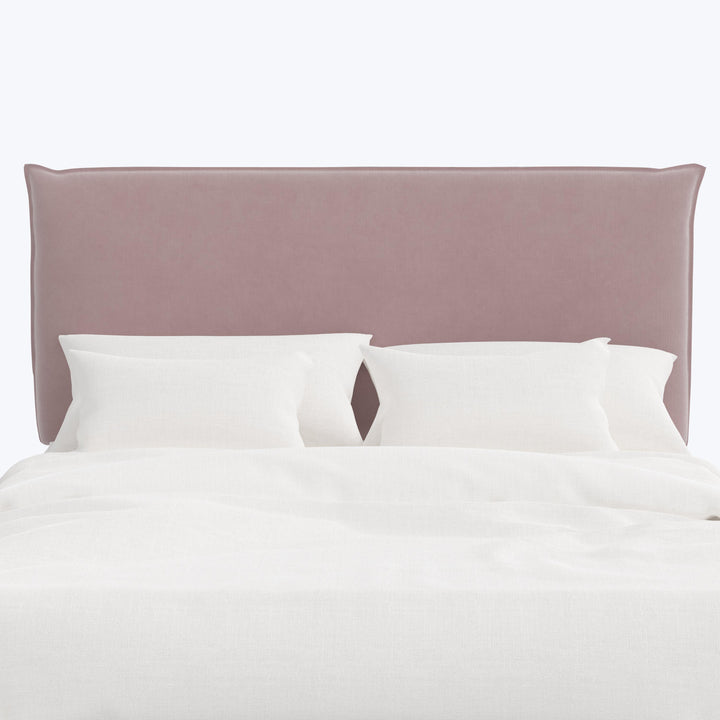 Willow Headboard Twin / Titan Performance Velvet Plum Frost