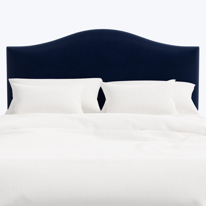 Wednesday Headboard Twin / Titan Performance Velvet Ocean
