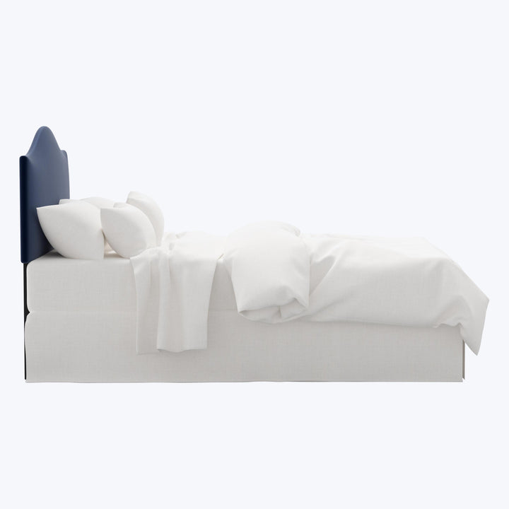 Wednesday Headboard Twin / Titan Performance Velvet Ocean