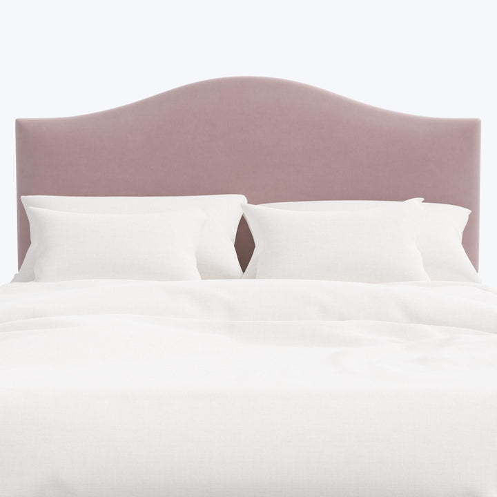 Wednesday Headboard Twin / Titan Performance Velvet Plum Frost