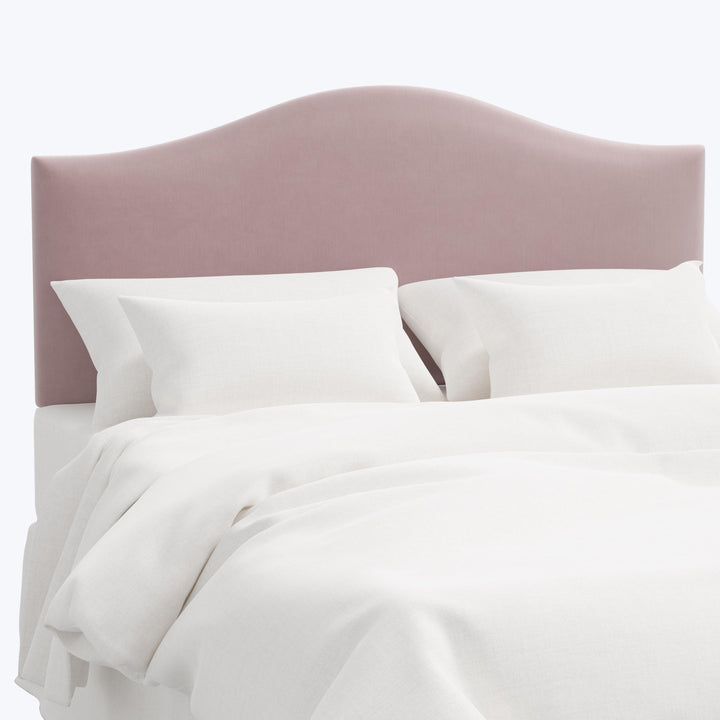 Wednesday Headboard Twin / Titan Performance Velvet Plum Frost