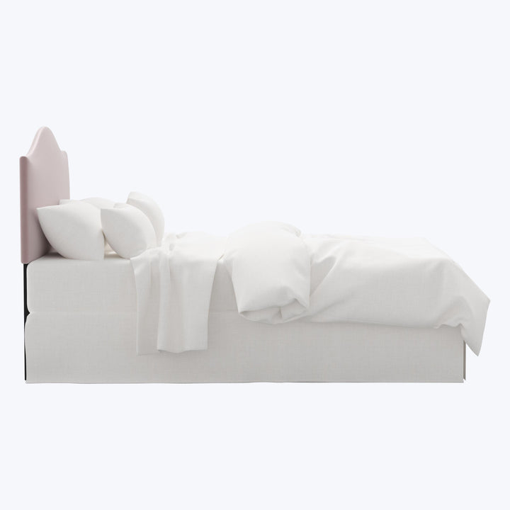 Wednesday Headboard Twin / Titan Performance Velvet Plum Frost