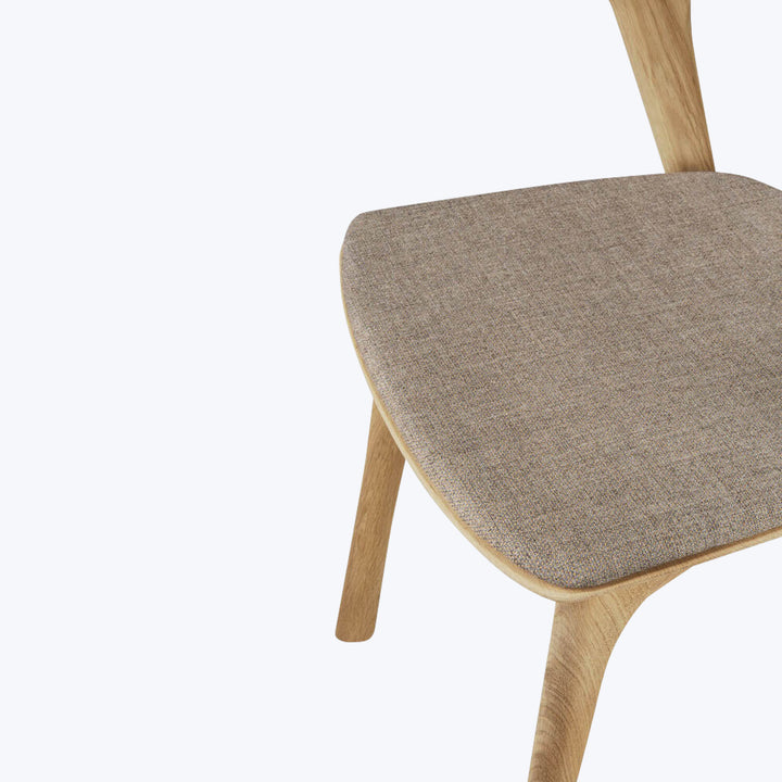 Upholstered Bok Side Chair Warm Grey