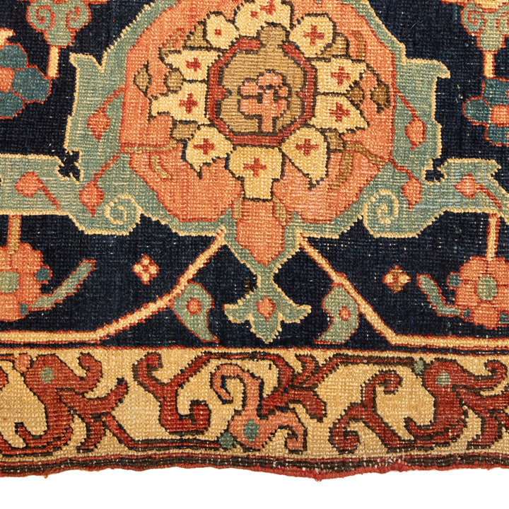 Antique Traditional Serapi Wool Rug - 11' x 14'